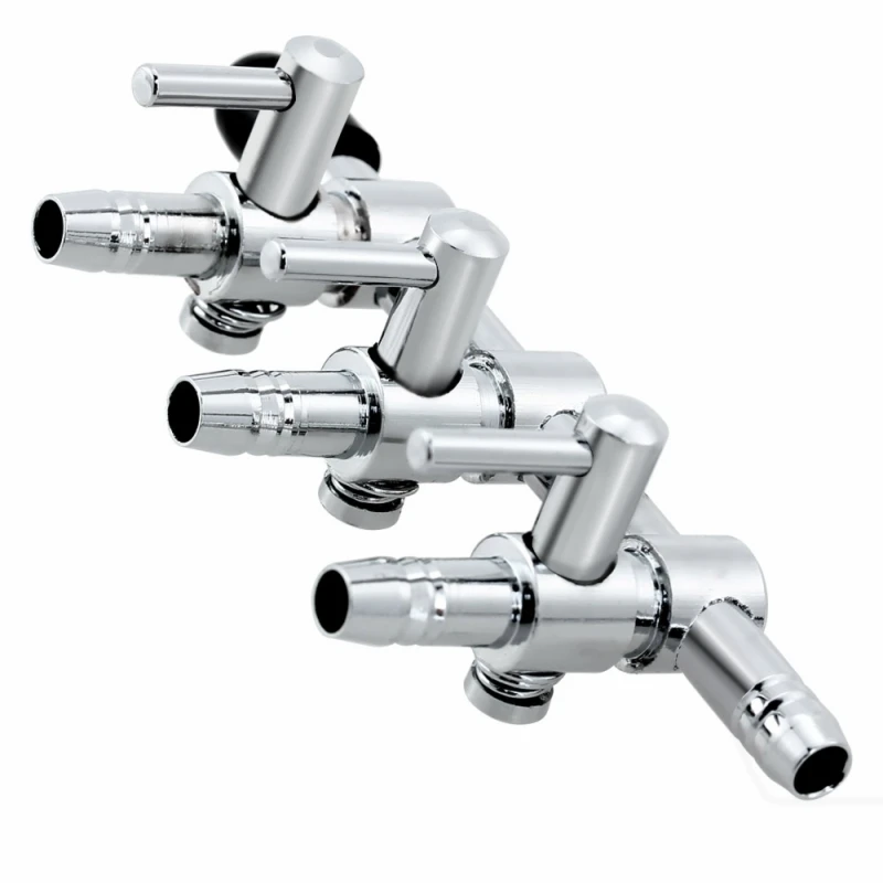 Аквариумный 3 сторонний встраиваемый коллектор Регулируемый рычаг управления