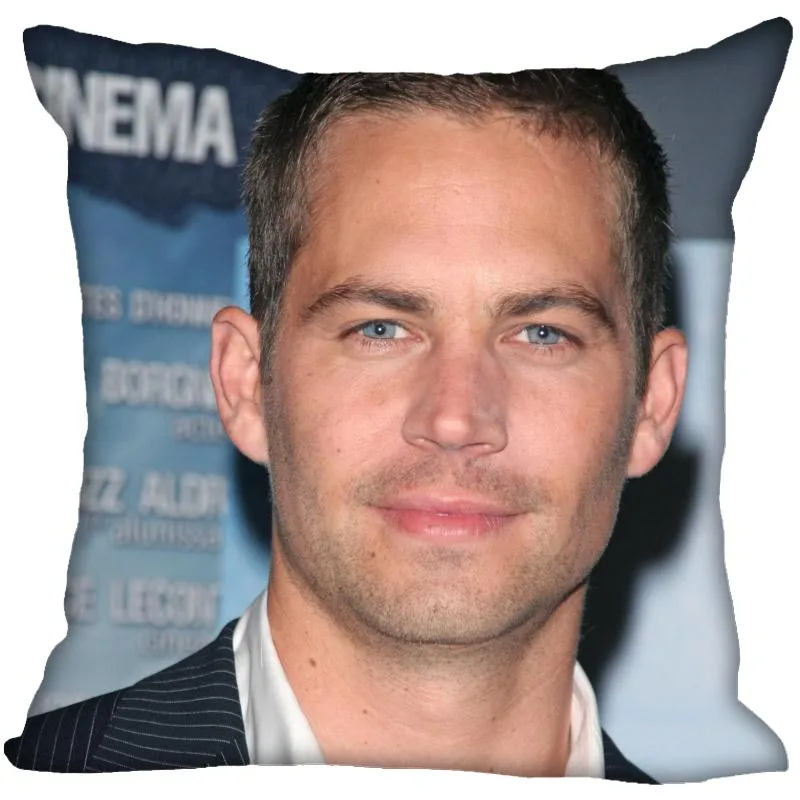 Чехол для подушки Paul Walker дома декоративный чехол на Невидимый молнии s 40X40