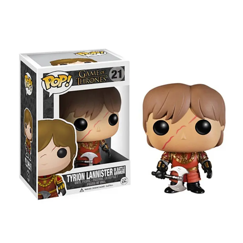 with box FUNKO POP Игра престолов игрушки Джон Сноу Дейенерис дрогон призрак ночной король Виниловая фигурка Коллекционная модель игрушки для детей - Цвет: with box