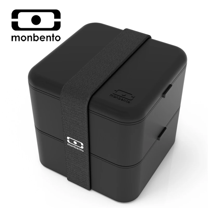 MONBENTO Ланч-бокс 1750 мл микроволновая печь два слоя 3 контейнера для ланч-бокс