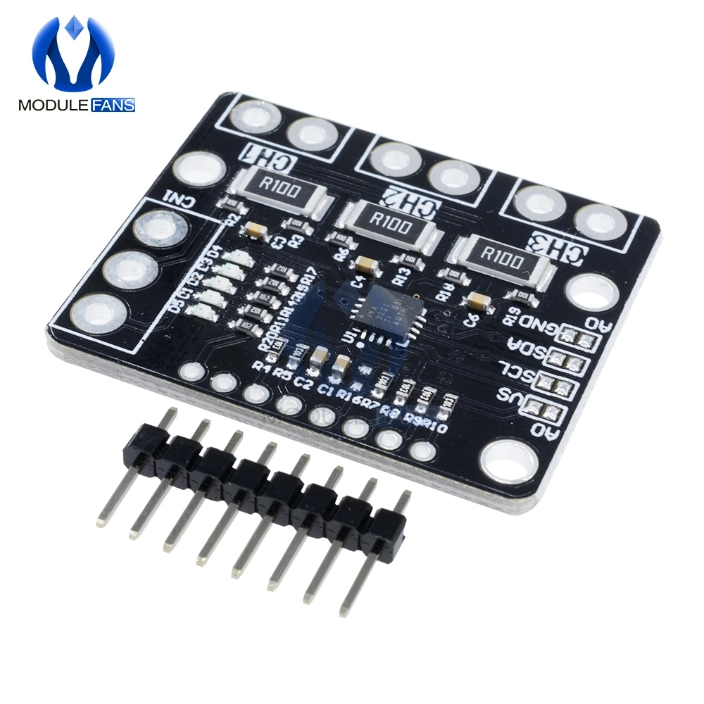 Модуль платы датчика питания IIC I2C INA3221 Замена модуля напряжения источника INA219