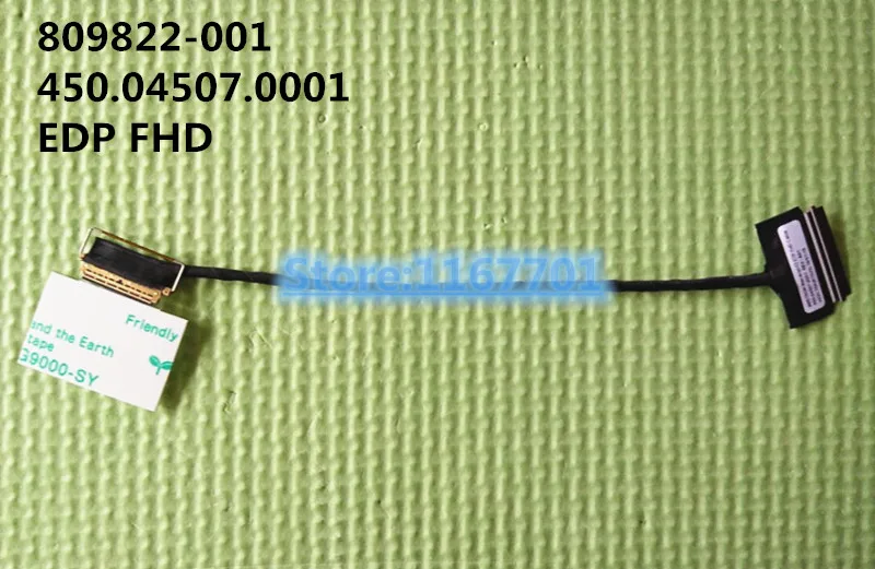 

New Original Laptop/notebook LCD/LED/LVDS cable for HP 13-S 13-S120NR 13-S011NA X360 809822-001 450.04507.0001 MACARON13 EDP FHD
