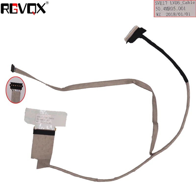 Новый ЖК кабель для ноутбука Sony SVE17 SVE171 SVE171A SVE171B1 Z70 PN: 50.4MR05 011 50.4MR05.001|Компьютерные