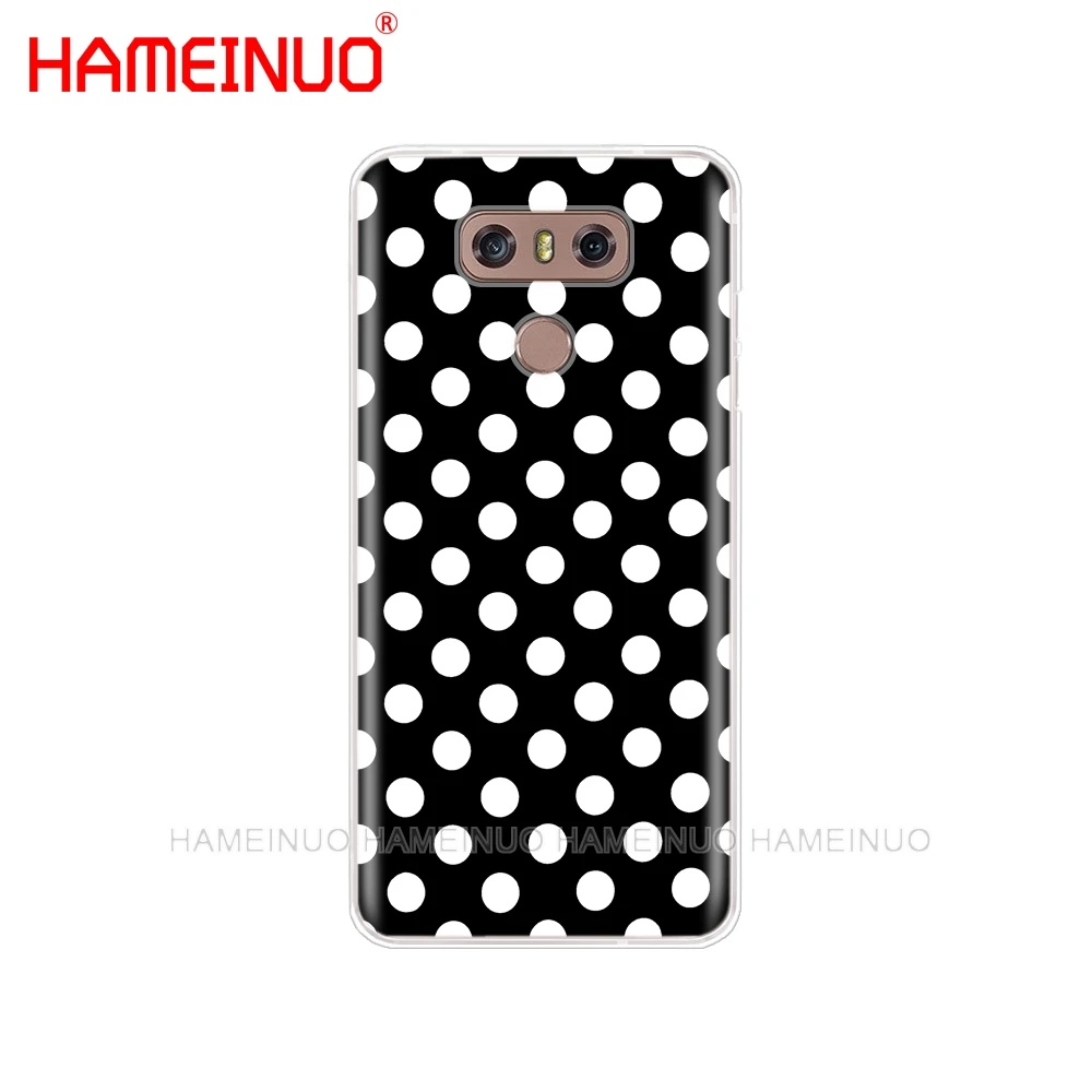 HAMEINUO горошек чехол для телефона для LG G7 Q6 G6 мини G5 K10 K4 K8 X POWER 2 V20 V30 - Цвет: 41752