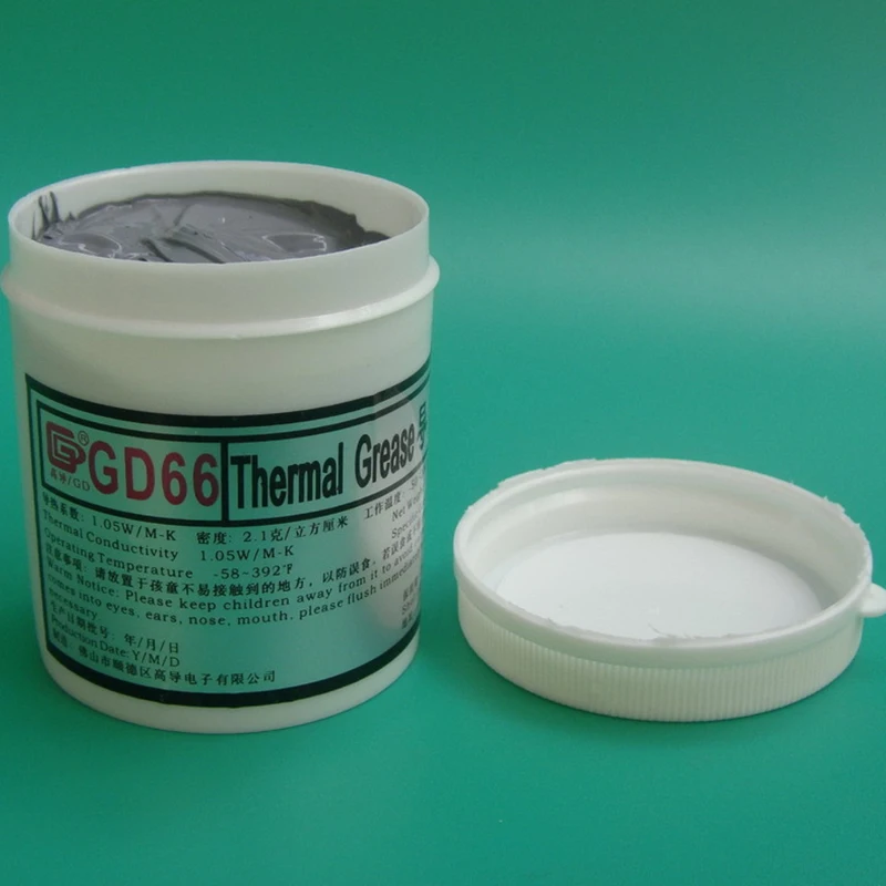 GD бренд Термопаста Соединение GD66 Теплопроводящая силиконовая смазка 3 шт. вес