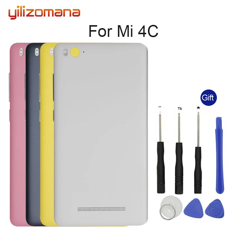 YILIZOMANA оригинальная запасная задняя крышка аккумулятора для Xiaomi Mi 4C Mi4C M4C