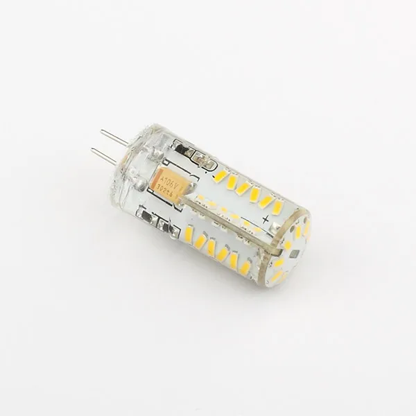 57 светодиодов 3014 SMD G4 Светодиодная Лампочка 4 Вт 12 В постоянного тока/12