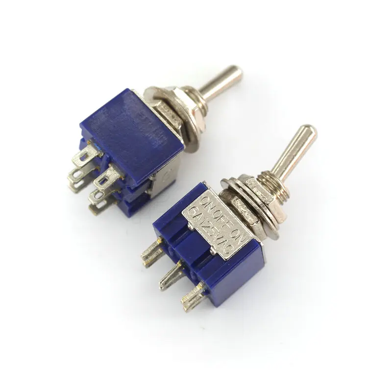 5 шт. мини MTS-203 6Pin 3 положения G104 ВКЛ-ВЫКЛ-ВКЛ 6A 125V тумблеры | Обустройство дома