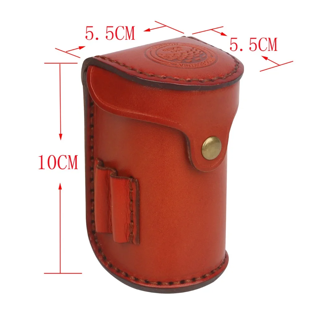 

Tourbon Vintage Portable Golf Balls Tee Holder Storage 2 Balls Divot Tool Vegetable Leather Golf Pouch Carrier