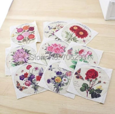 Ручная роспись 9 Ассорти хлопок белье печатных Стёганое Одеяло Ткань для DIY