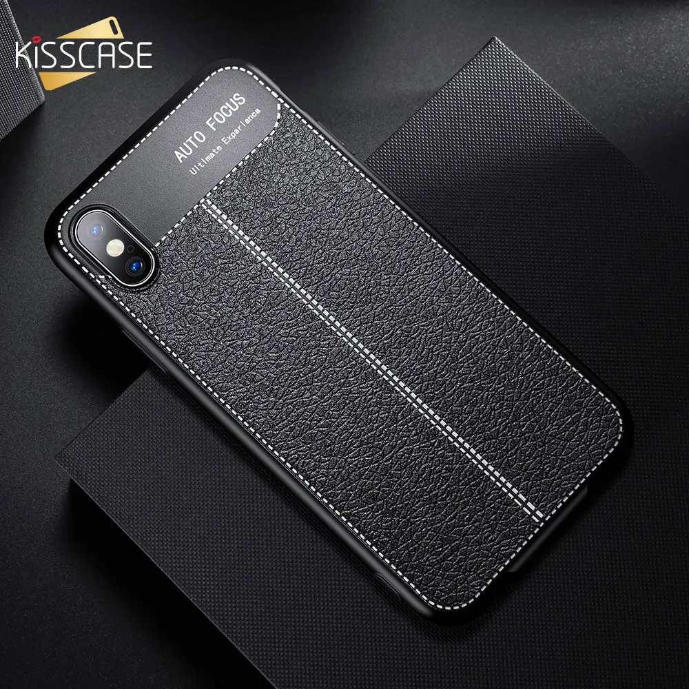 KISSCASE бизнес личи шаблон чехол для Samsung Galaxy S9 S8 Plus Note 8 9 телефона S7 S6 Edge Coque |