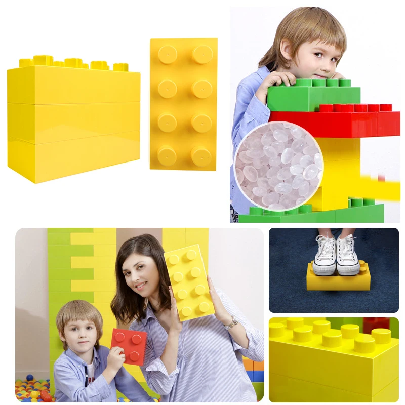 Экстра большие частицы строительные блоки 4 типа Собранный замок MOC DIY творческая