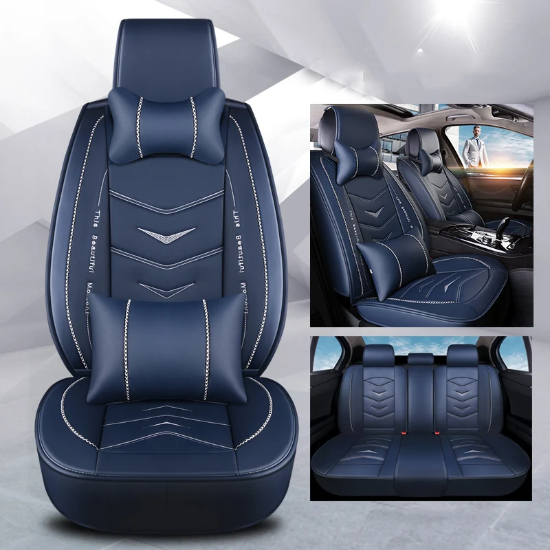 

WLMWL Universal Leather Car seat cover for Jeep all models Grand Cherokee renegade compass Commander Cherokee car styling