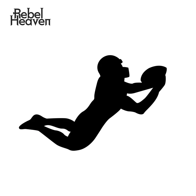 Rebel Heaven забавная наклейка для автомобиля Американский футбол регби Спорт