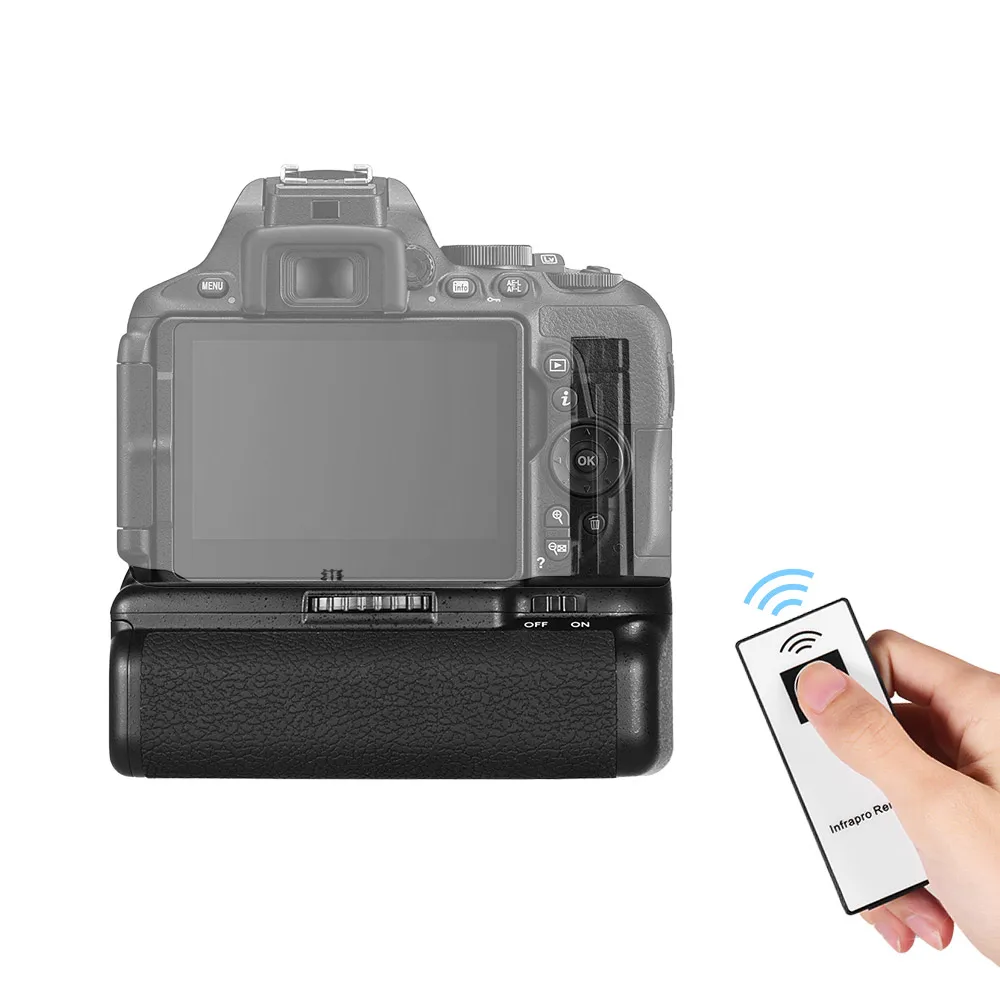 Вертикальный держатель батарейного отсека для камеры Nikon D5500 D5600 DSLR EN EL 14 Питание