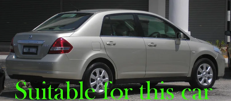 Для Nissan Tiida 2008-2019 Latio Sedan пластиковый внешний козырек вентиляционные шторы оконный