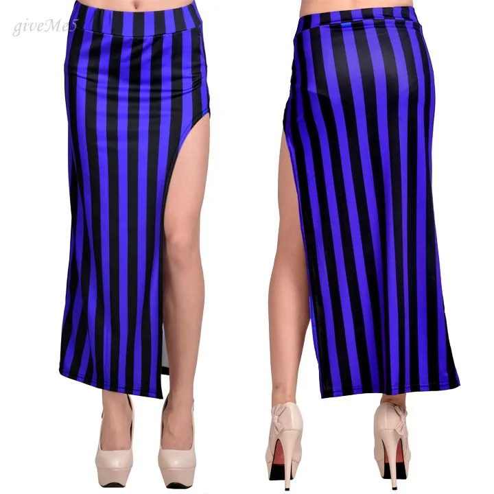 Новый Мода 2017 г. Для женщин пикантные Высокая Талия открытым сбоку Разделение