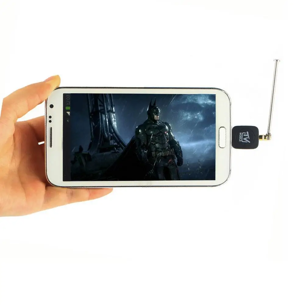 Мини спутниковый ТВ приемник микро USB DVB-T цифровой мобильный ТВ тюнер приемник для Android 4,1-5,0 мобильный спутниковый ТВ приемник