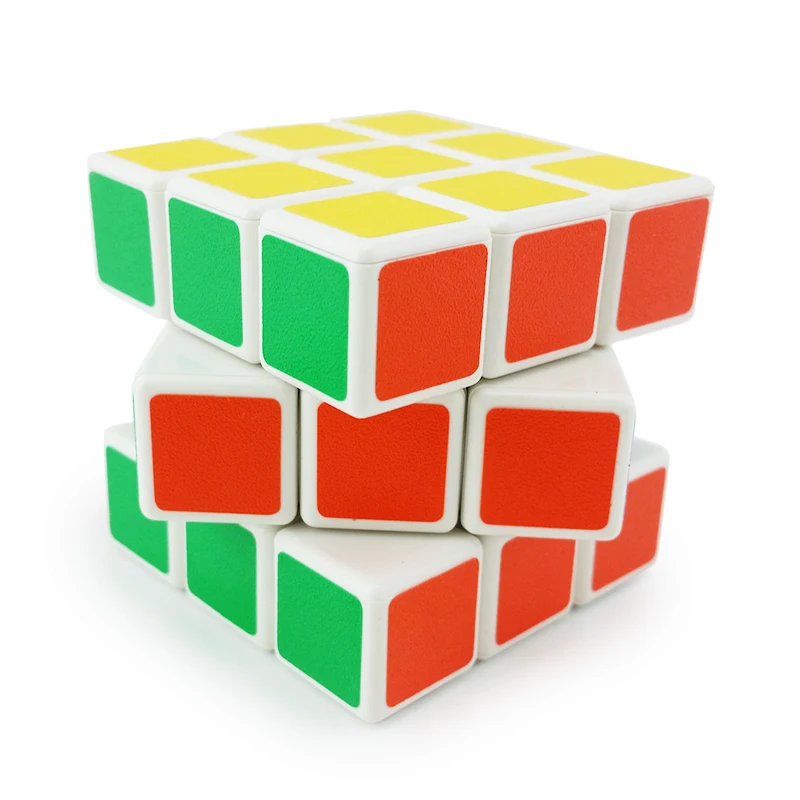 3x3x3 магический куб профессиональный скоростной головоломка твист белая наклейка