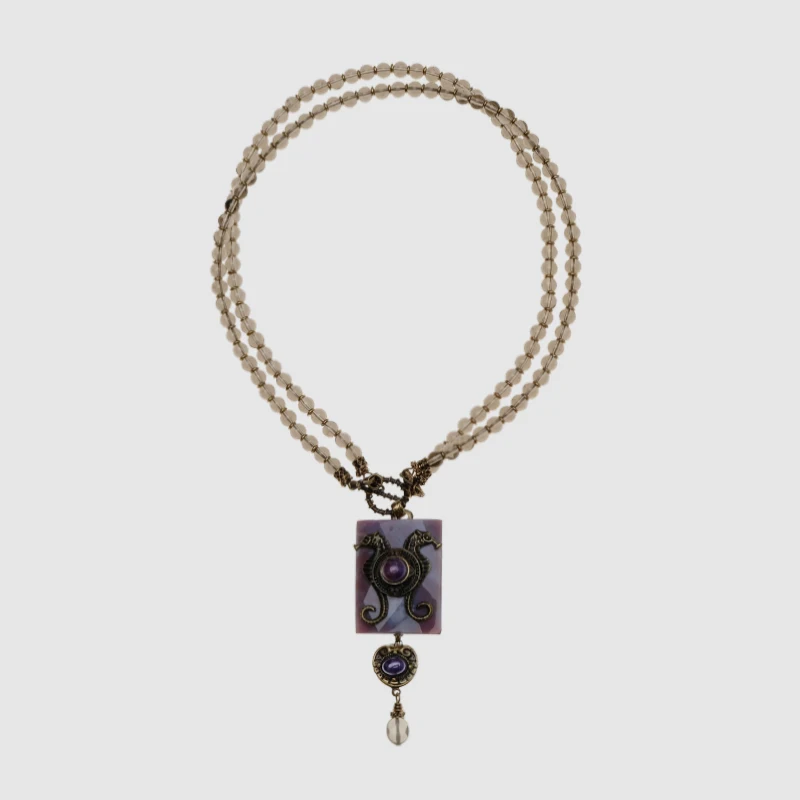 Бутик Amorita в винтажном стиле для женщин гиппокампа guardian ожерелья|vintage necklace for