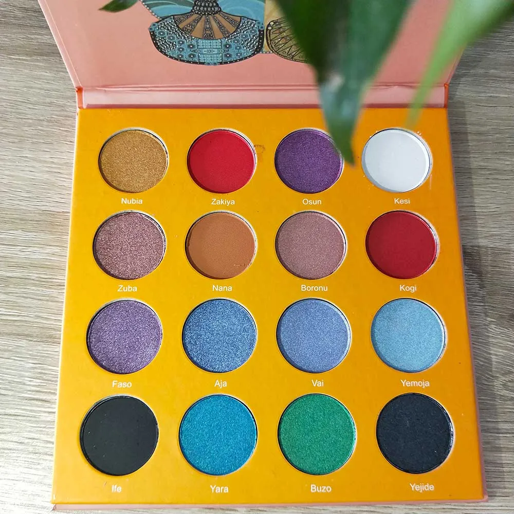 Orange Palette 16 GIVENONE 6/12/16 Цвет макияж глаз ню палитра матовые тени для век Палитра Блеск порошок тени для век земные тени штамп пигмент - Цвет: Orange Palette 16