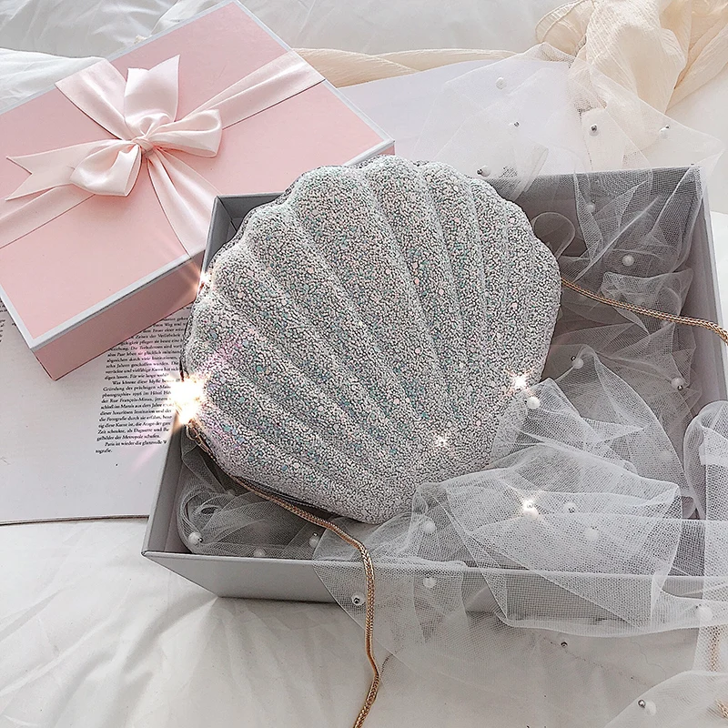 Модные сумочки FuAhaLu новая миниатюрная сумка мессенджер с морской ракушкой