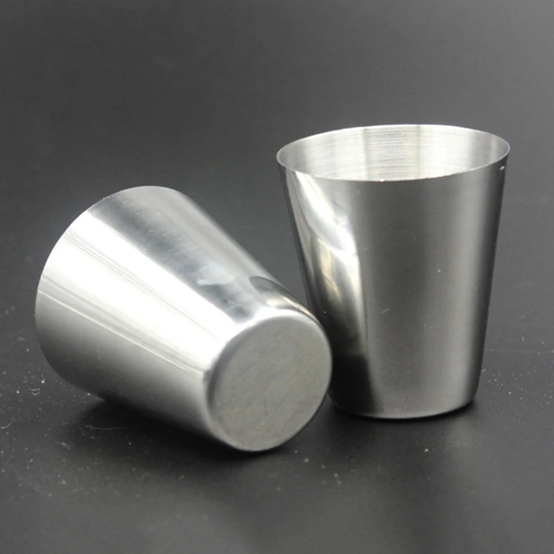 Портативные чашки из нержавеющей стали для вина пива виски 4 шт. | Дом и сад