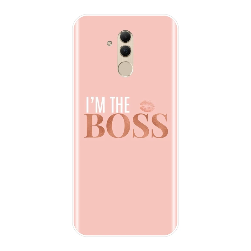 No.2 ТПУ чехол для телефона huawei mate 9 10 20 Lite Girl Boss Pink women Ladies Silicone мягкая задняя крышка для huawei mate 7 8 9 10 20 Pro - Цвет: No.2