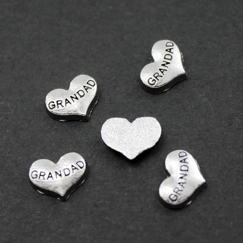 Wholesale 10pcs/pack Alloy Floating Locket Charms For Living Glass Memory Jewelry | Украшения и аксессуары
