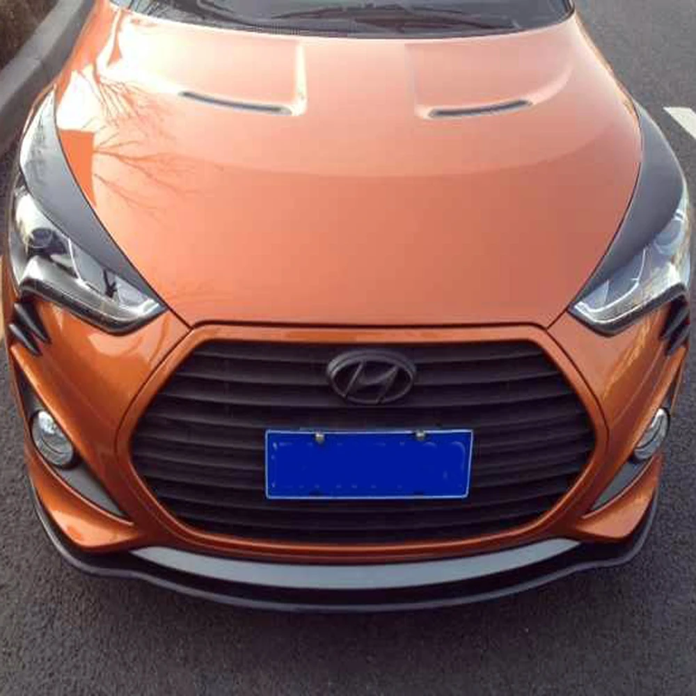 Для Hyundai Veloster карбоновые фары Брови Веки|carbon fiber|hyundai velosterheadlight eyelids |