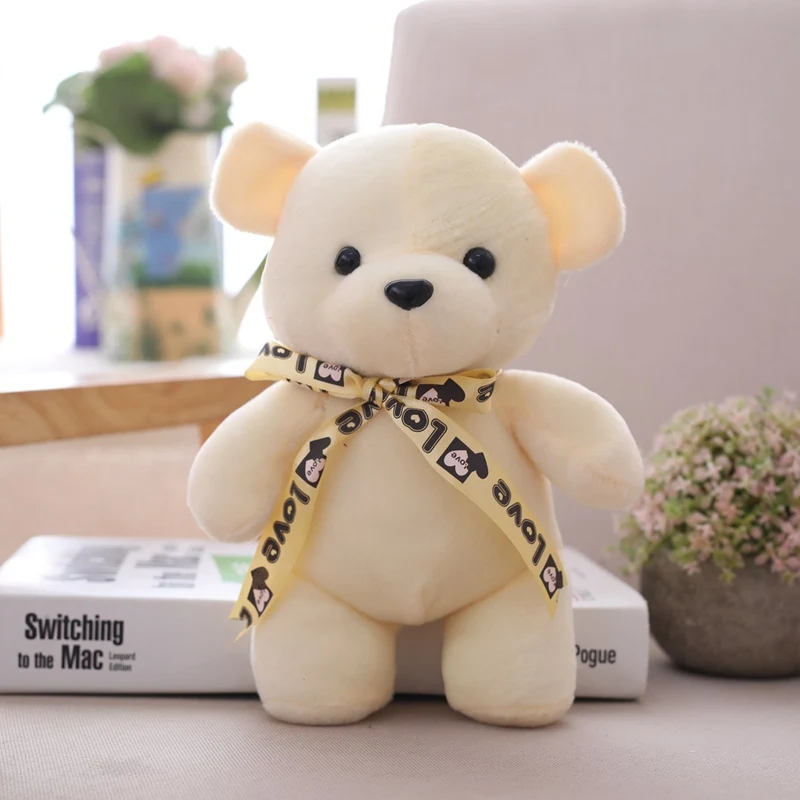 25 см Kawaii маленькие плюшевые мишки Плюшевые с галстуком бабочкой 8 игрушка мишка