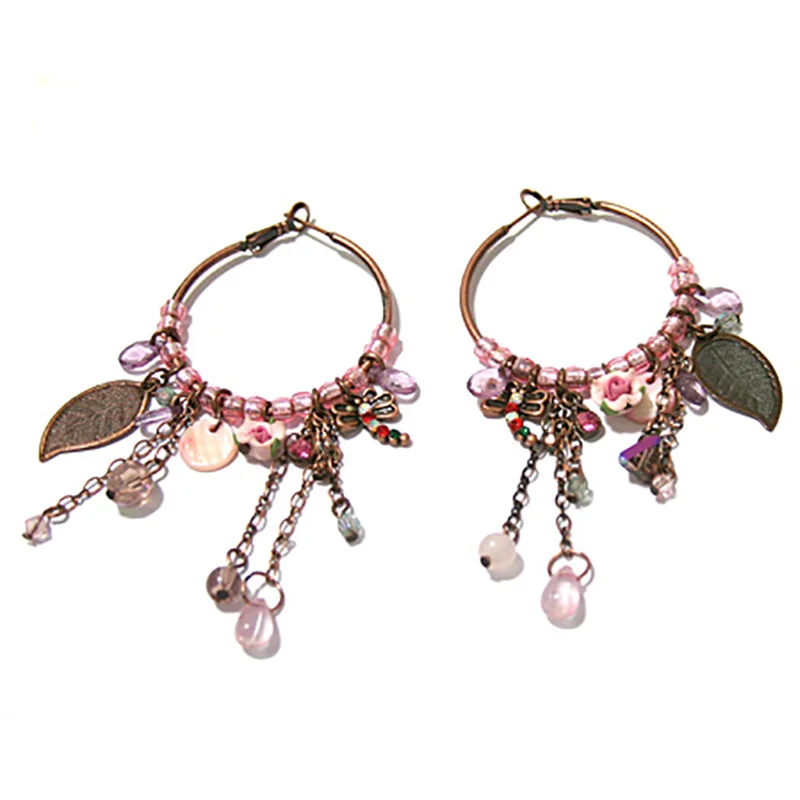 Винтаж Для женщин Серьги-кольца Ювелирные украшения для дам Талисманы серьги