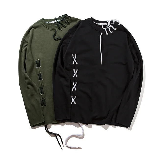 Dhtema кофты и высокая Уличная Мода Тренд обувь для мужчин женщин одежда веревка