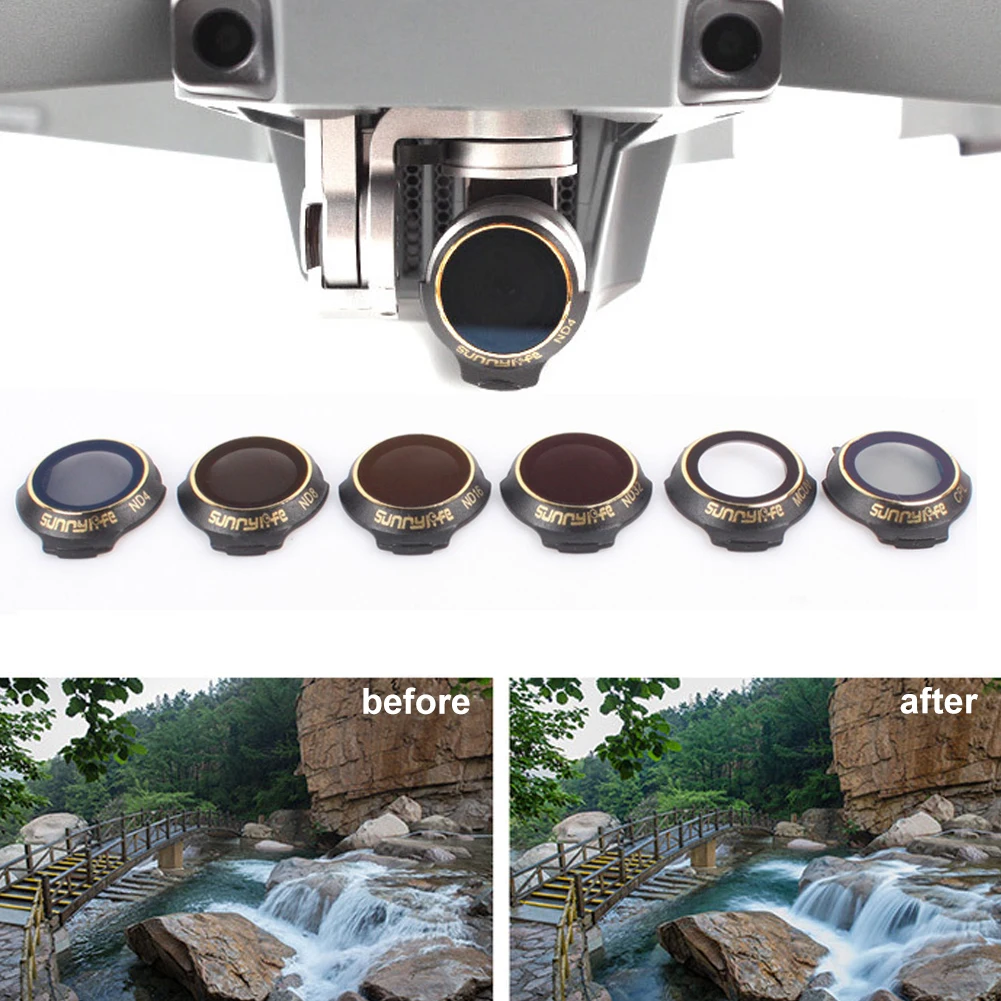 Новый 6 шт./компл. SunnyLife Mavic Pro DJI фильтр объектива ND CPL MCUV HD высокий коэффициент