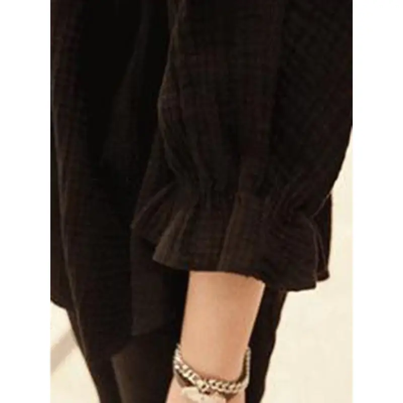 Korean Cotton Linen White Blouse Women Sweet Fashion Lace Up Summer Shirt Black Office Elegant Casual Basic Tops Ladies Blouses |