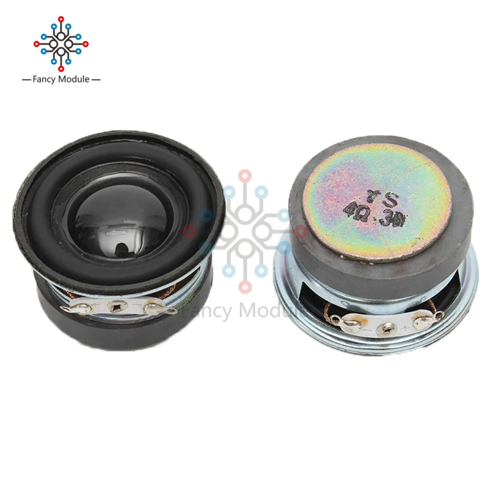 

1Pcs Ultra-thin Loudspeaker 4 Ohms 3W 4R Speaker Diameter 40MM wiht External Magnetic Black Bright Cap Edge