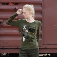 brand female t shirt women top tees long sleeve flocking print t shirts woman camouflage fashion lace tshirts green large size
