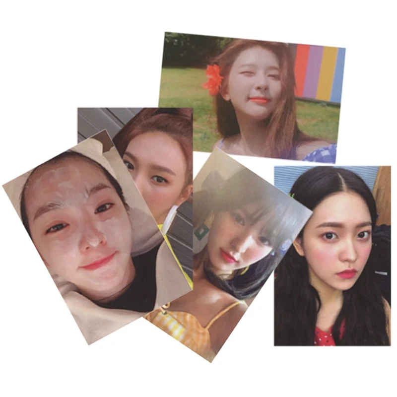 KPOP красный бархат фото карта летний альбом K POP самодельные бумажные карты