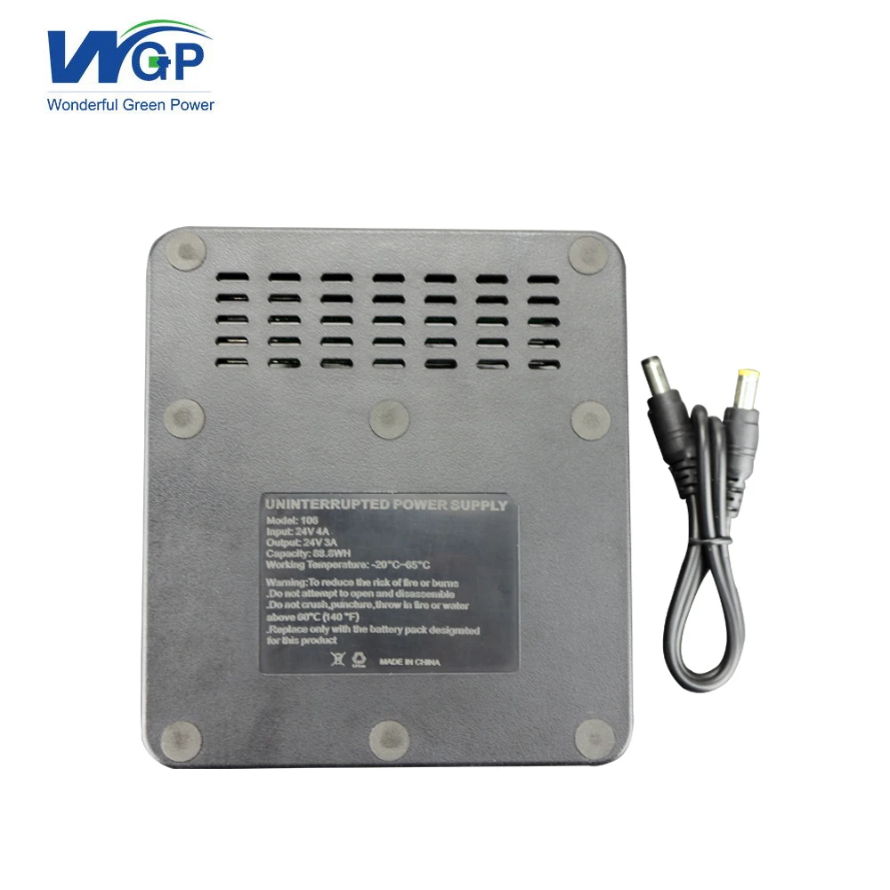 24V 3A Настольный dc ups онлайн бесперебойный источник питания с мощностью