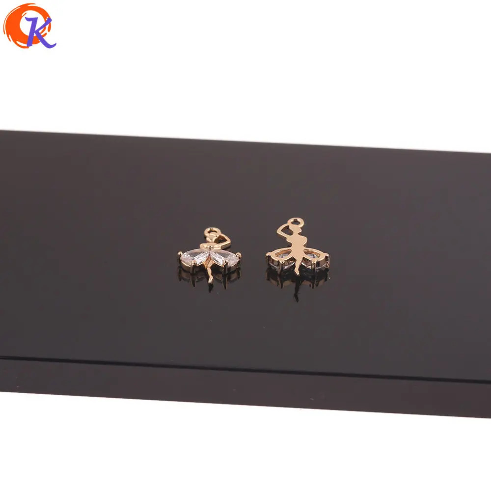 

Cordial Design 50Pcs 12*20MM Jewelry Accessories/Charms/DIY Earring Making/Girl Shape/Crystal Pendant/Hand Made/Earring Findings