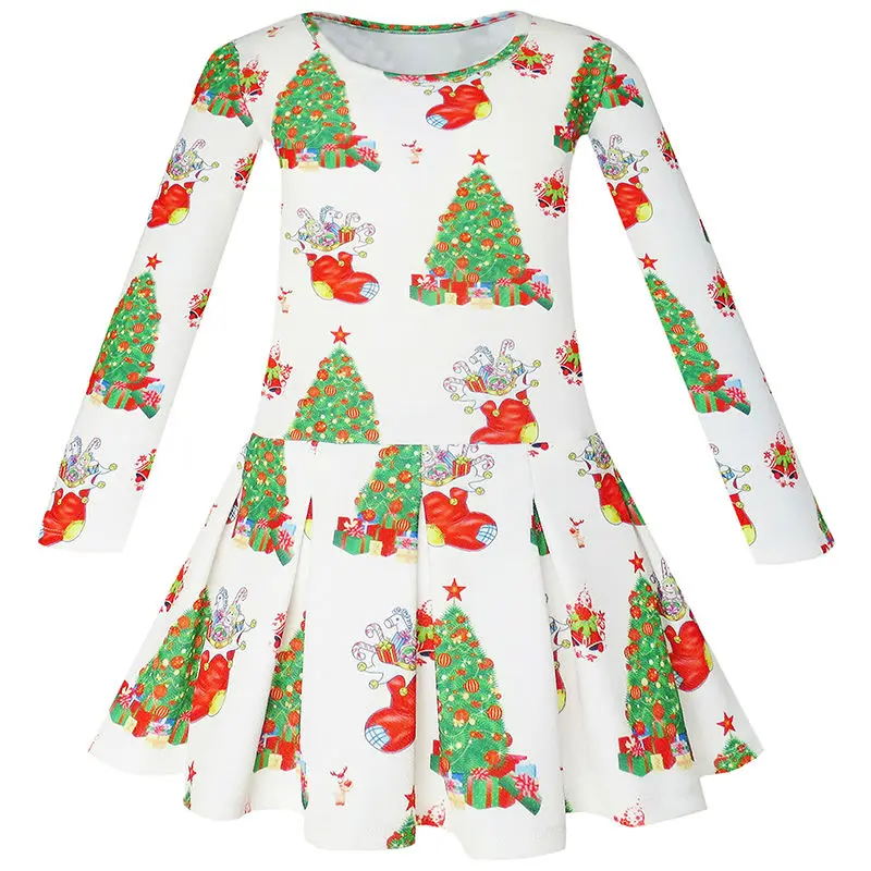 

Sunny Fashion платья для девочек платье Рождественская елка рождество Женские чулки День отдыха 2020 Лето Принцесса Свадьба Вечеринка Платья одежд...