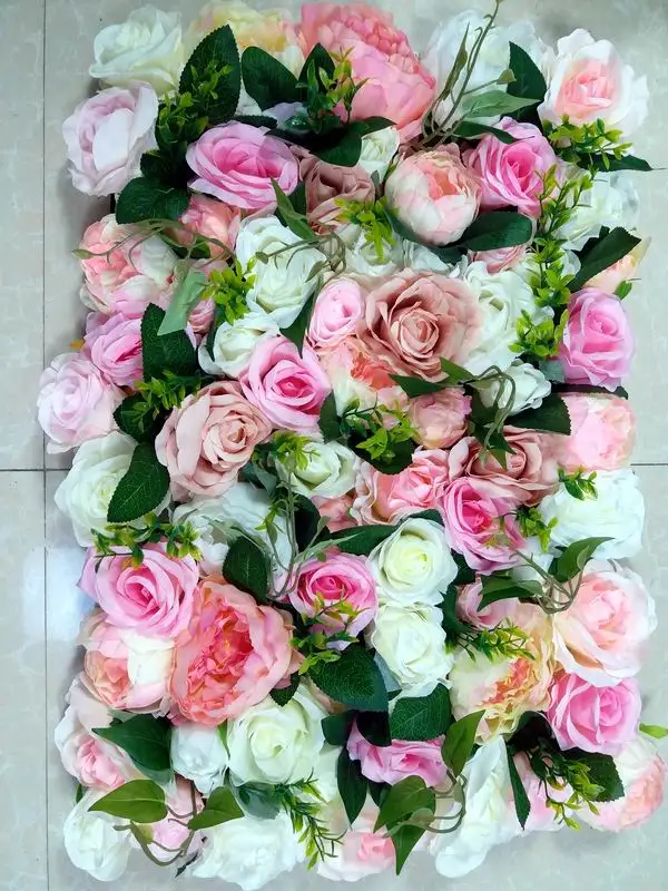 picture style SPR 10 шт./лот искусственный Шелковый цветок розы стена с зеленым свадебным декором украшение цветок Свадебный центральный элемент - Цвет: picture style