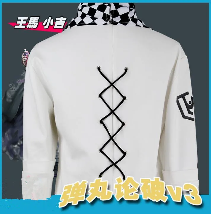 Аниме Danganronpa V3 Ouma Kokichi косплей костюм японская школьная форма наряд для мужчин и