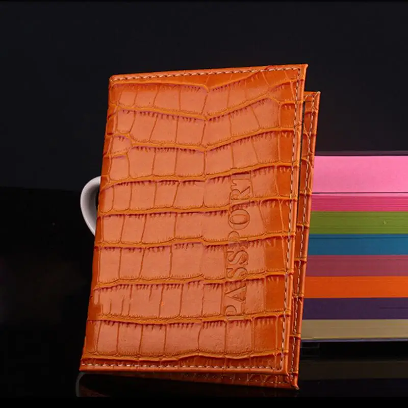 

1PCS Women PU Leather Passport Cover Travel Passport Holder Business Card Holder ID Credit Card Holder Men Passport Wallet
