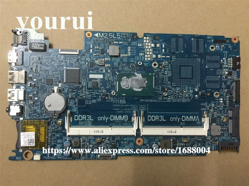 FOR DELL INSPIRON 7537 series laptop motherboard CN-0T06GG 0T06GG T06GG 12311-2 PWB:KJ7NX REV:A00 mainboard I3-4010U | Компьютеры и
