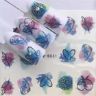 Mybormula 1 лист наклеек для ногтей, цветные чернила, Переводные картинки, обертывания, слайдер для ногтей для украшения для ногтей, маникюра, 2019
