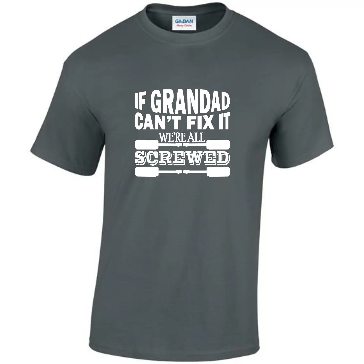 If Grandad't Fix It We're whold Funny t shirt Handyman Tools HammerMen'S летняя стильная модная мужская