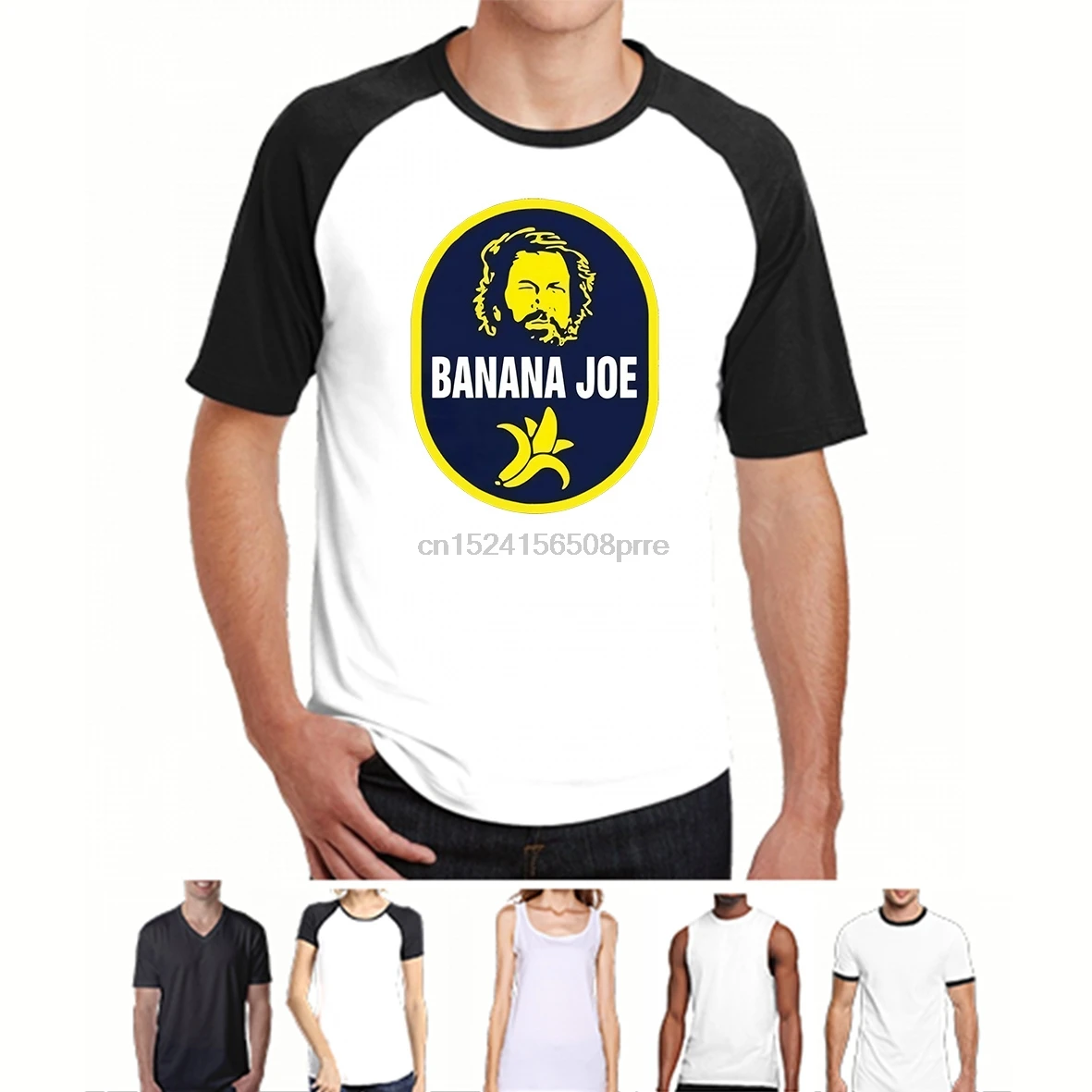 Мужская футболка maglietta Uomo Banana Joe Бад Спенсер фильм Idea Regalo Simpatica Ironic|Мужские