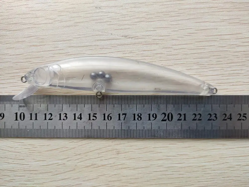 10 шт. Неокрашенная рыболовная приманка жесткая Воблер для рыбалки искусственные