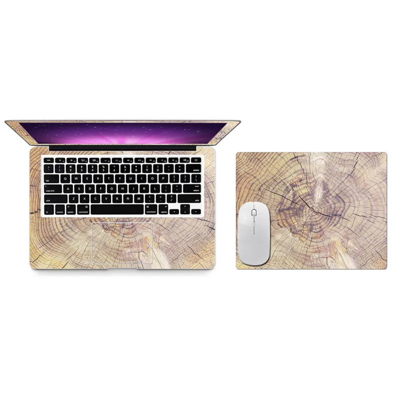 4 Деревянная краска, наклейка для ноутбука, наклейка на кожу для MacBook Air Pro retina 1" 12" 1" 15", винил, Mac, чехол для ноутбука, Полностью покрывающий кожу - Цвет: 4